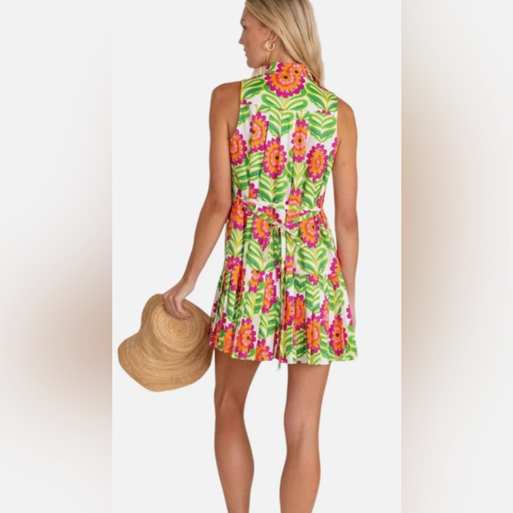 Alden Adair Bella Dress - White Sunflower - Picture 9 of 10